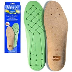 Movi Super Comfort Supercushion inlegzolen, anatomisch gevormd, vulling van 0,8 cm, hiel en ca. 0,6 cm, Punta, axiut, zonder geur, maat 44-1 paar