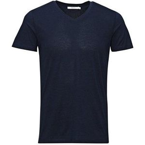 Jack & Jones Premium Gustav T-shirt met korte mouwen voor heren, Blauw (marine Blazer), M