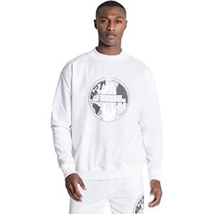 Gianni Kavanagh Wit (White Interstellar Oversized Sweat Heren), Regulable, XL