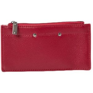 MAC ALYSTER Porte Monnaie/Clef - 1 CC Rouge One Size Womens, rood (rouge), Eén maat, Casual