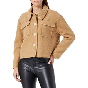 Sisley Womens 2N7WLN01D Jacket, Beige 7K3, 44