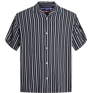 Jorluke Aruba Resort Shirt SS, Hemelkap/Stripes: strepen, M
