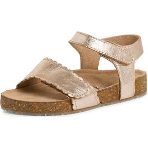 s.Oliver Jongens meisjes 5-48500-42 platte sandalen, champagne MET, 28 EU, Champagne Met, 28 EU