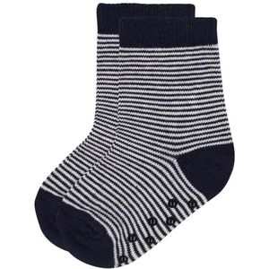 Petit Bateau enkelsokken unisex kinderen, Blauw/Wit, 6-12 mesi