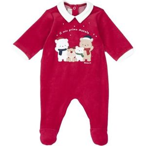 Chicco Uniseks baby overalls-kerstbroek, Blauw1m, 3 Maanden