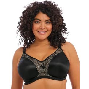 Goddess Women's Plus Size Yvette Seamless Banded Full Coverage Underwired Bra, Black, 42H