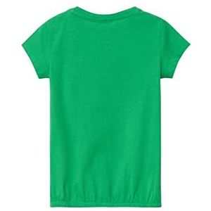 s.Oliver Junior Girl's T-shirt met pailletten, groen, 128/134, groen, 128/134 cm