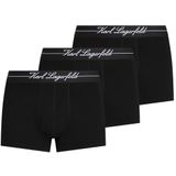 Karl Lagerfeld - Boxershorts - Zwart/Wit - 3 Pack - Jersey