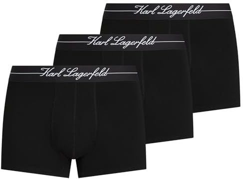 Karl Lagerfeld - Boxershorts - Zwart/Wit - 3 Pack - Jersey