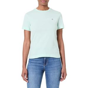 REG SHIELD SS T-shirt, Faded Mint, XS