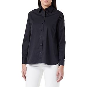 Seidensticker Dames 133444 Blouse, Zwart, 34
