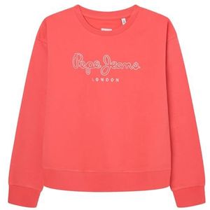 Pepe Jeans Roze sweatshirt voor meisjes, rood (Crispy Red), 10 Jaar