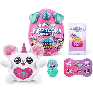 Rainbocorns Sparkle Heart Surprise Series 4 Puppycorn Surprise, Chiquita de Chihuahua - Collectible Plush - 7 lagen verrassingen, peeling en onthul hart, leeftijden 3+ (Chihuahua)