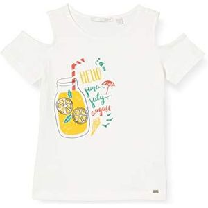 Mexx T-shirt voor meisjes, wit (bright white), 122/128 cm