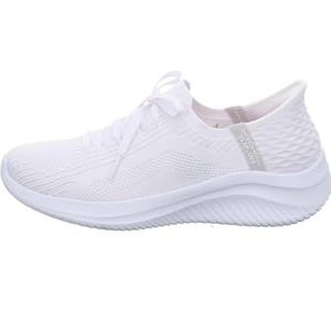 Skechers - Ultra Flex 3.0 Brilliant Path - Sneakers - Wit - Knit Light Gray Trim