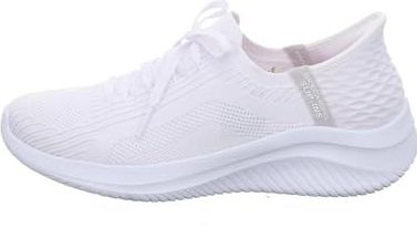 Skechers - Ultra Flex 3.0 Brilliant Path - Sneakers - Wit - Knit Light Gray Trim