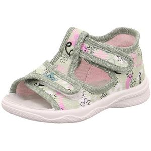 Superfit POLLY pantoffels voor meisjes, Lichtgroen 7500, 18 EU Weit