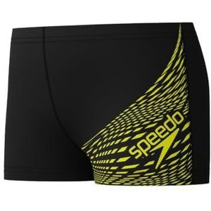 Speedo Medley Logo Aquashort voor jongens, stretchstof, vakantie of training, atletisch ontwerp, badkleding van technische stof (pak van 1)