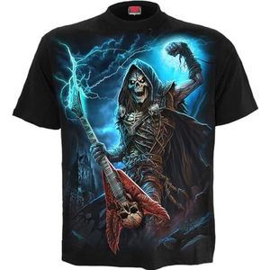 Spiral Dead Metal T-shirt zwart M 100% katoen Basics, Horror, Rock wear, Schedels