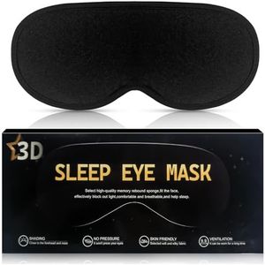 Zijden slaapmasker voor zijslapers, 100% puur natuurlijke biologische moerbeizijde, oogmasker, 3D-oogkassen, verduistering, slaapbril met verstelbare hoofdband, voor heren, vrouwen, kinderen