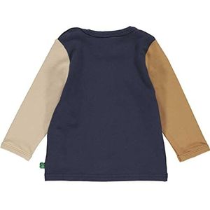 Fred's World by Green Cotton Baby-jongens Helicopter Front L/S T-shirts en tops, nachtblauw, 68 cm