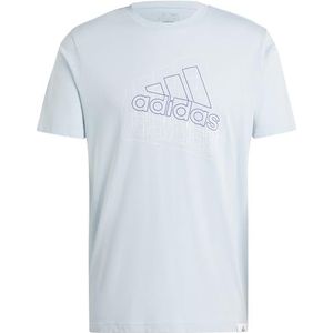 adidas Heren TECH BOS GRAPHIC TEE, wonder blue, L Tall