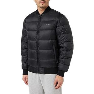 Champion Legacy Outdoor-Bomber gewatteerde jas voor heren, Zwart, S