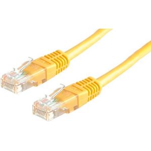 VALUE Patchkabel Cat.6 (Class E) UTP, geel, 1,5 m