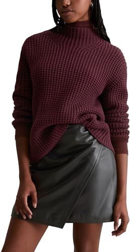 Regular fit pullover met turtleneck van katoenmix