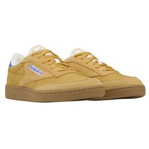 Reebok uniseks-volwassene Club C 85 Sneakers, Gritgold Optimumblue Gum, 35 EU
