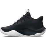 Under Armour UA Jet '23 Basketbalschoenen, uniseks, voor volwassenen, zwart, metallic, goud, goud, 42.5 EU