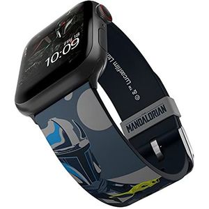 Star Wars: The Mandalorian - Beskar Armor Smartwatch Strap - Officieel gelicentieerd, compatibel met elke maat en serie van Apple Watch (horloge niet inbegrepen)