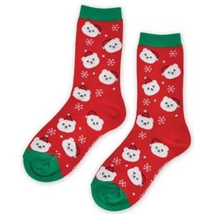 Legami It's a Match sokken, kleurrijk en grappig, sokken voor heren, dames, kinderen, elastisch, gevormd, comfortabel, rood en groen, Rood en Groen, 35-40 EU