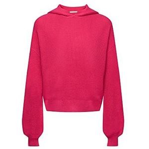 edc by Esprit Gebreide hoodie, New Pink Fuchsia, XS