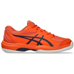 ASICS Gel-Game Gs Clay/Oc Sneaker voor jongens, Nova Oranje Indigo Mist, 38 EU