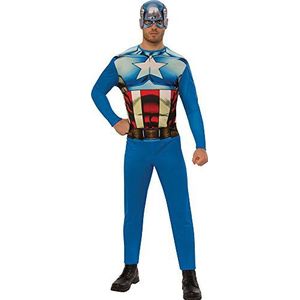 Rubies Captain America kostuum voor heren, maat XL, volwassenen (820955-XL)