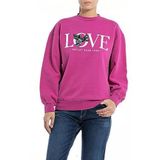 REPLAY - W3616C.000.22890CS - Trui - Zwart - Katoen