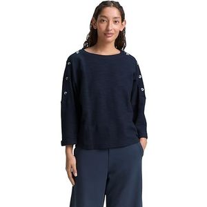 TOM TAILOR T-shirt voor dames, 10668 - Sky Captain Blue, XXL