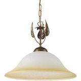 Onli Hanglamp E27, 22 W, Bruin/Ivoor/Amber, 40 x 150 cm