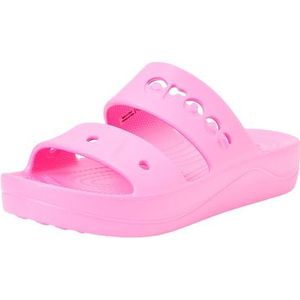 Crocs Dames Via Platform Sandaal, Elektrisch Roze, 6 UK, Elektrisch Roze, 38/39 EU