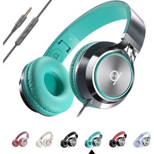 Artix - CL750 - Opvouwbare On-Ear Koptelefoon - Turkoois/Grijs - Draad met Microfoon