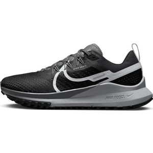 Nike React Pegasus 4, dames Trail Running Shoes, Black Aura Dark Grey Wolf Grey, 43 EU