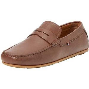 Tommy Hilfiger Heren Casual Hilfiger lederen chauffeur, winter cognac, 6.5 UK, Winter Cognac, 40 EU