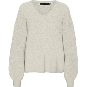 VMDESMA LS V-hals trui GA Boo, berken/details: melange, XS