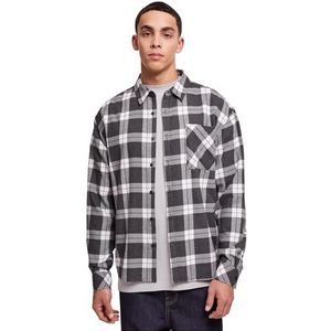 Urban Classics - T-shirt - Ruitpatroon - Polyester/Katoen - Oversized Pasvorm