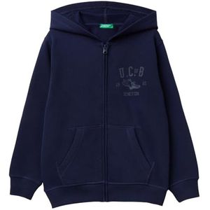 United Colors of Benetton Giacca C/CAPP M/L 3eb5c505l Cardigan, Blauw, 140 cm Kinderen en Tieners