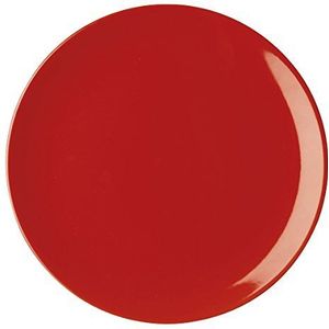 Excelsa Trendy soepbord, keramiek 20x20x1 cm rood