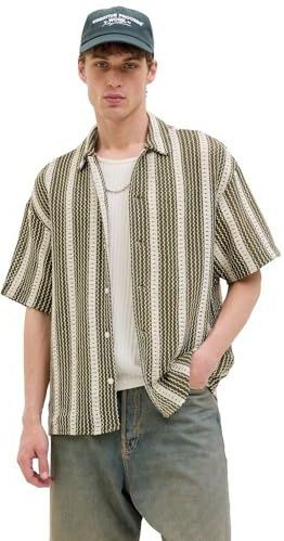 Jack & Jones - Bellagio Crochet - Overhemd - Korte Mouwen