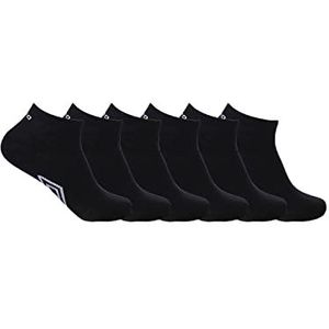 UMBRO Kindersokken, set van 6 stuks, sport-, fitness- en comfortsokken voor jongens, zwart, 31-34