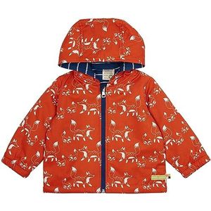 loud + proud Uniseks kinderwaterafstotende jas, gewatteerd, GOTS-gecertificeerd anorak, terracotta, 98/104, terracotta